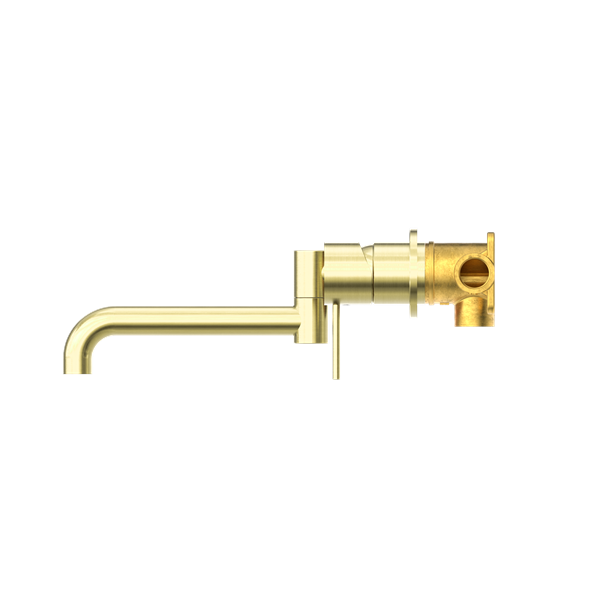 Nero Mecca Wall Basin/Bath Mixer Swivel Spout 225mm