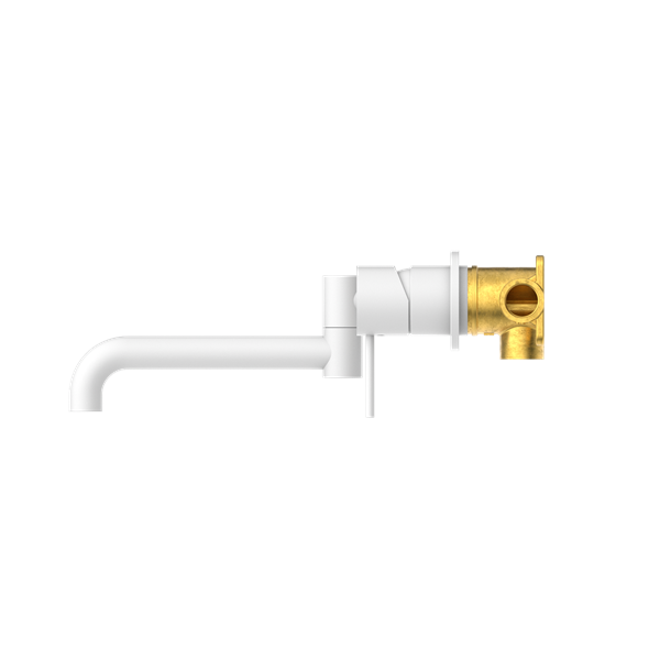 Nero Mecca Wall Basin/Bath Mixer Swivel Spout 225mm