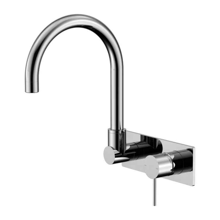 Nero Mecca Wall Basin/Bath Mixer Swivel Spout