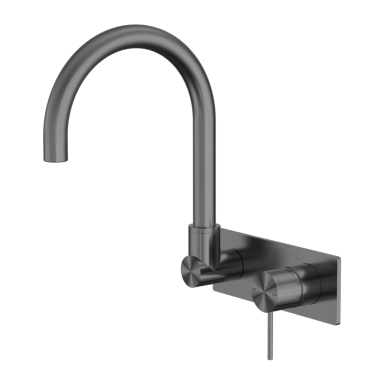 Nero Mecca Wall Basin/Bath Mixer Swivel Spout