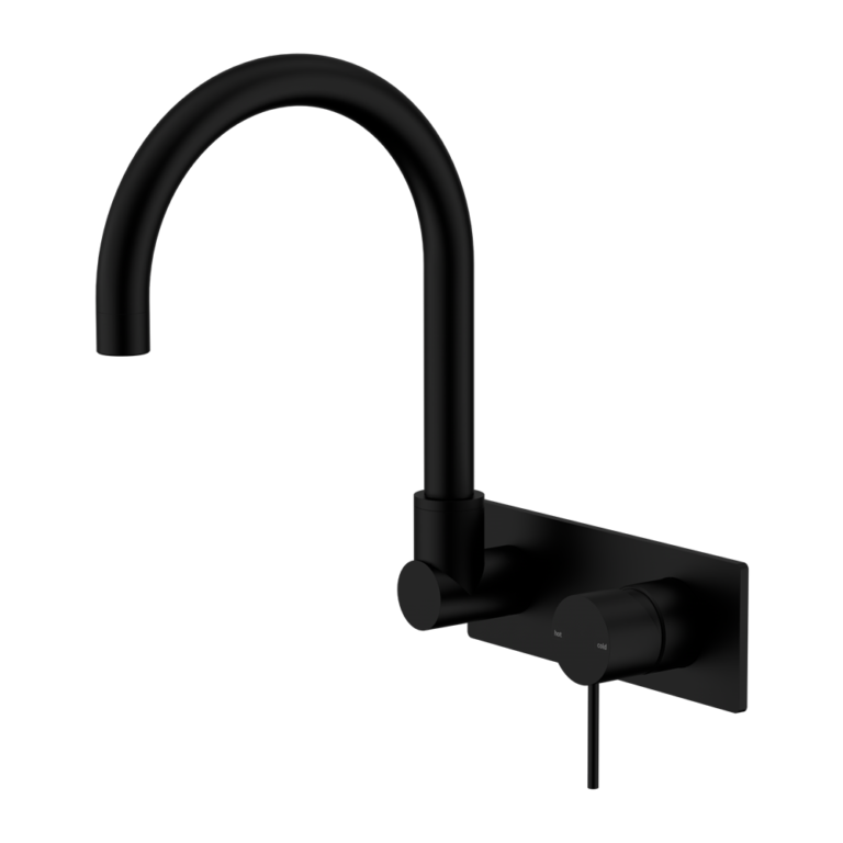 Nero Mecca Wall Basin/Bath Mixer Swivel Spout