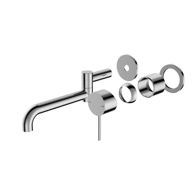 Nero Mecca Wall Basin/Bath Mixer Swivel Spout 225mm Trim Kits Only