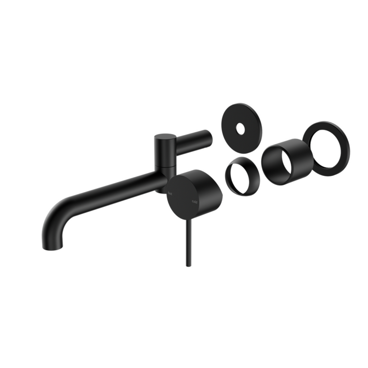 Nero Mecca Wall Basin/Bath Mixer Swivel Spout 225mm Trim Kits Only