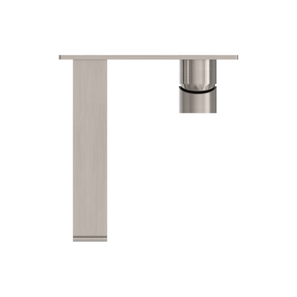 Nero Bianco Wall Basin/Bath Mixer 187/230mm Brushed Nickel