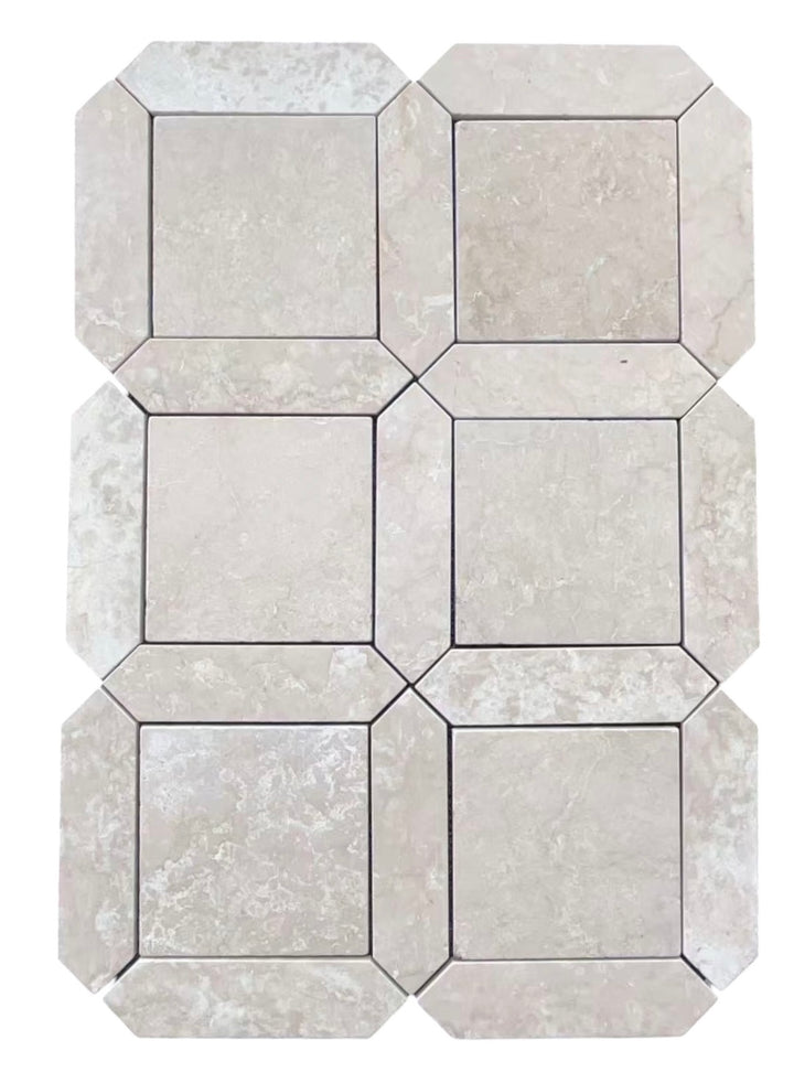 Natural Botticino Stone Border Tumbled 150