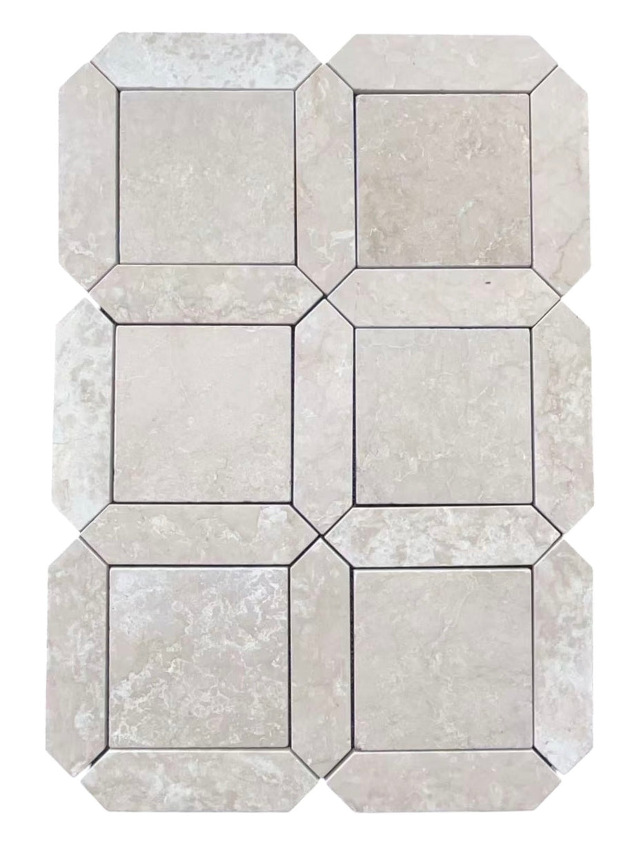 Natural Botticino Stone Border Tumbled 150