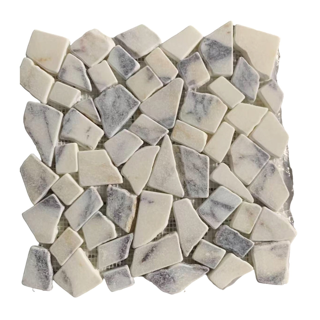Natural Stone Crazy Calacatta Viola Mosaic