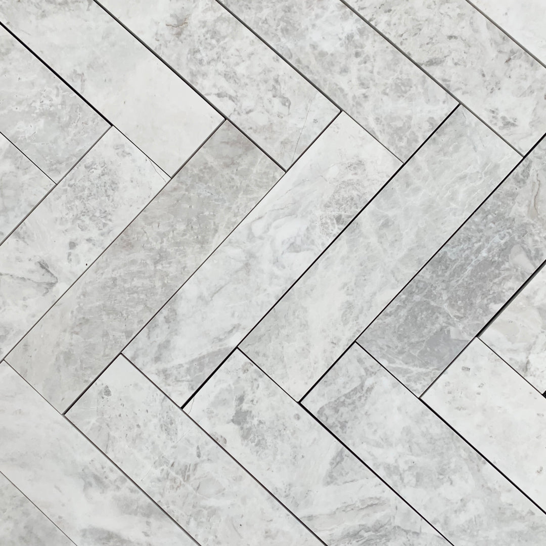 Nimbus White Natural Stone Honed Subway 305x75x10mm