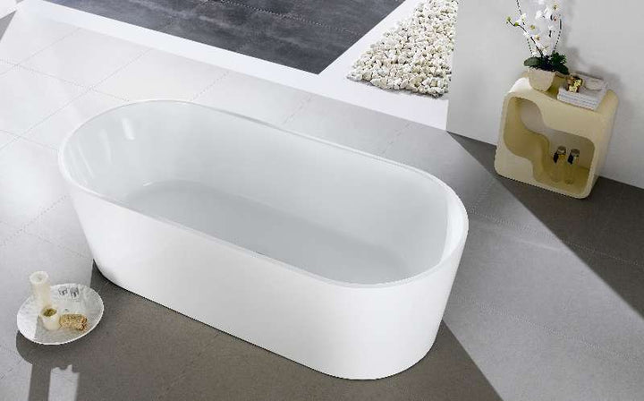 Ovia Freestanding Bathtub Gloss White 1200mm