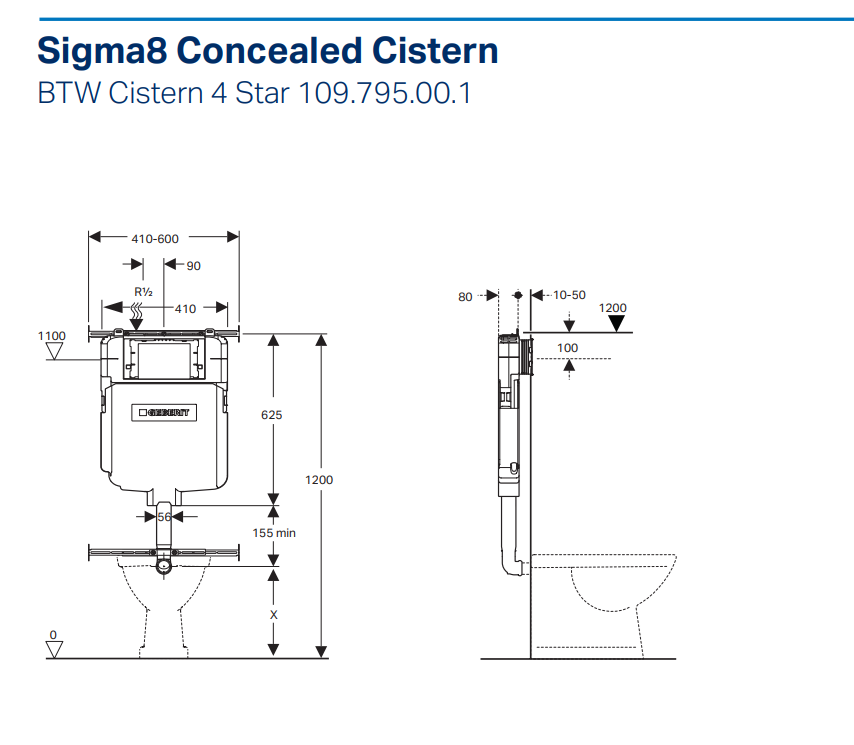 Oslo Wall Faced Toilet Suite