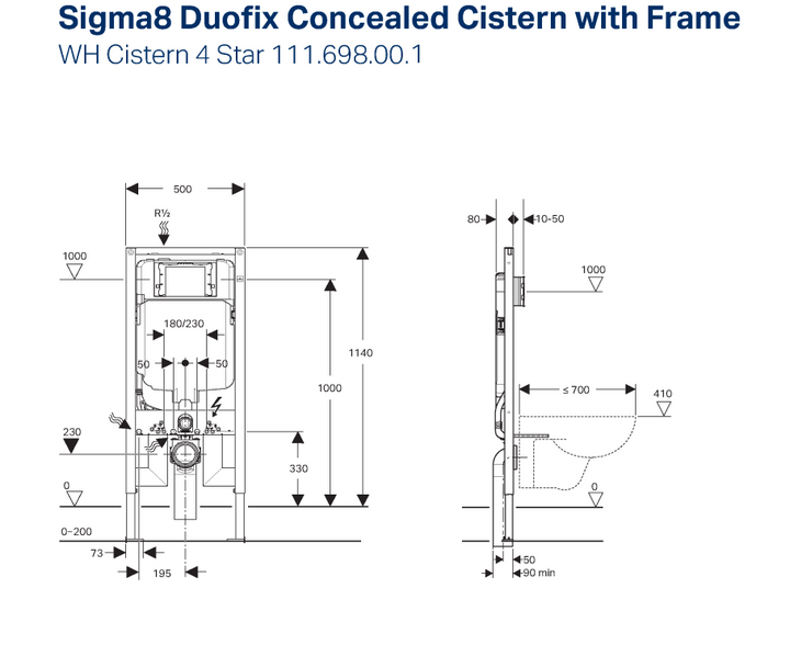 Oslo Wall Hung Toilet Suite
