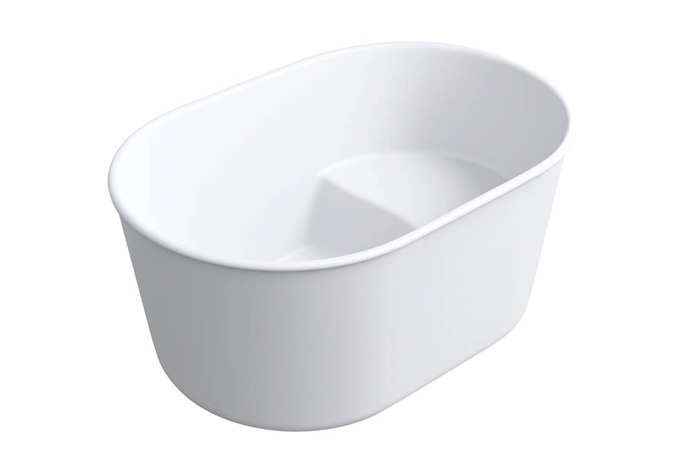 Turner Hastings Onwa 111 x 74 TitanCast Bath - Gloss White