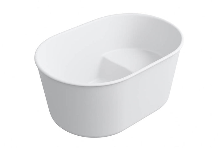 Turner Hastings Onwa 111 x 74 TitanCast Bath - Satin Silk White