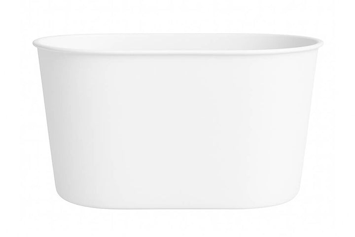Turner Hastings Onwa 111 x 74 TitanCast Bath - Satin Silk White