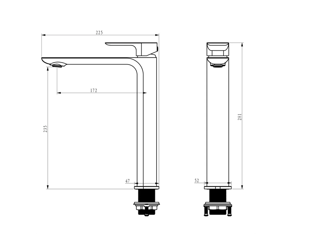 Oskar Tall Basin Mixer