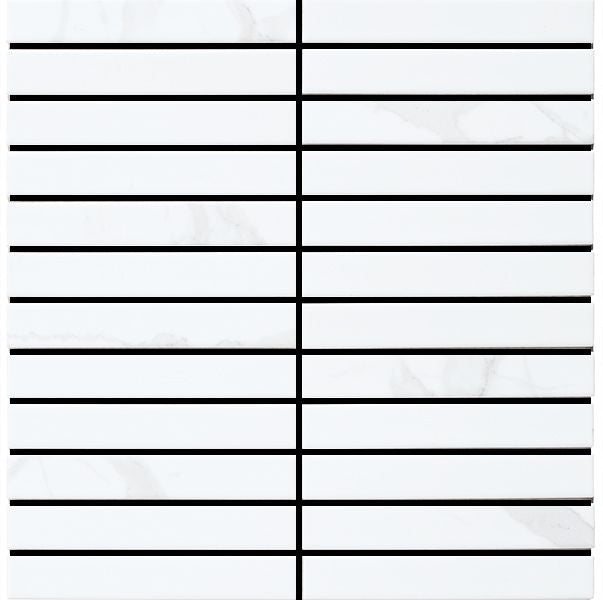 Cottage Porcelain Strip Stick Mosaic 22×145mm