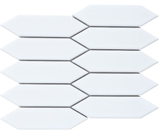 Cottage Porcelain Mosaic Picket 48×195mm