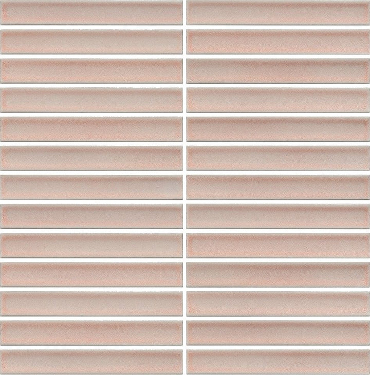Cottage Porcelain Mosaic 3D Strip 20×145mm