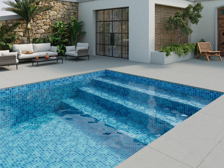 Onix Penta Pure Bluewave Pool Tile