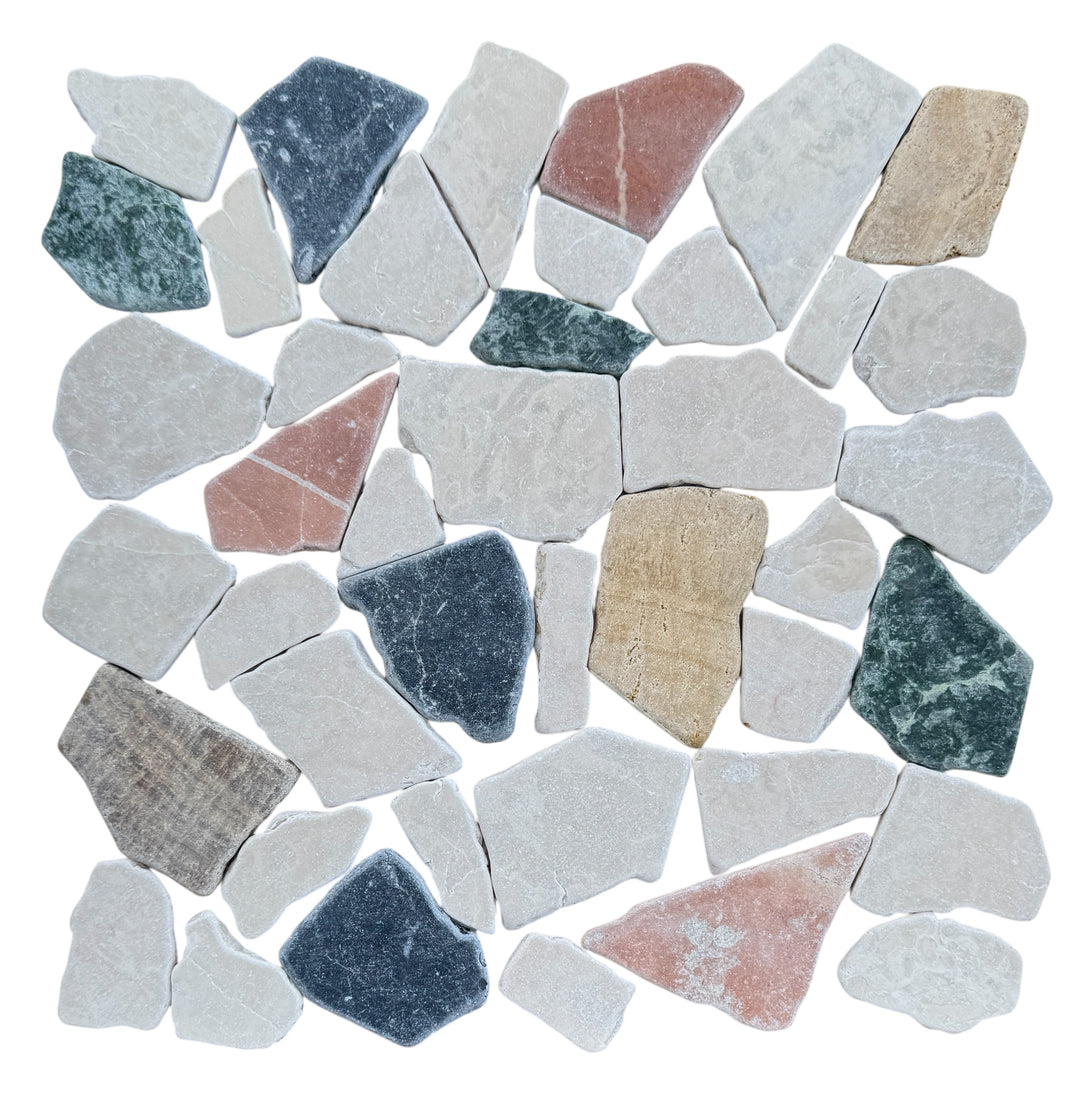 Crazy Multi Marble Tumbled 