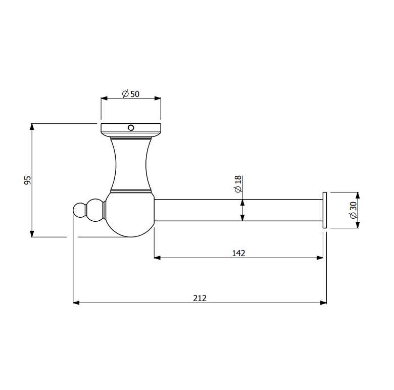 Armando Vicario Provincial Toilet Roll Holder