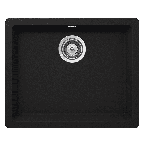 Abey Schock Quadro Large Sink Bowl Onyx