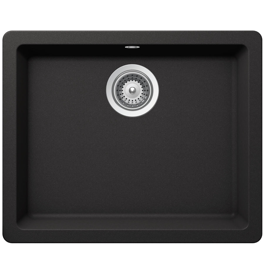 Abey Schock Quadro Large Sink Bowl Nero