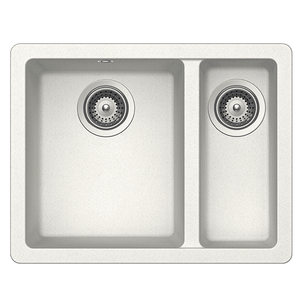 Abey Schock Quadro One &amp; 1/2 Bowl Alpina