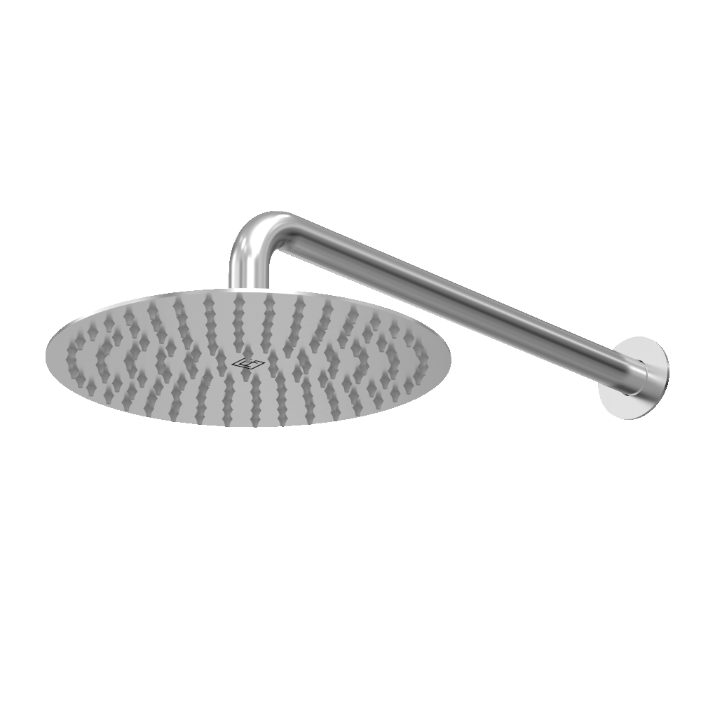 Abey Gareth Ashton 316 Marine Grade Stainless Steel Round Shower Head (250mm)