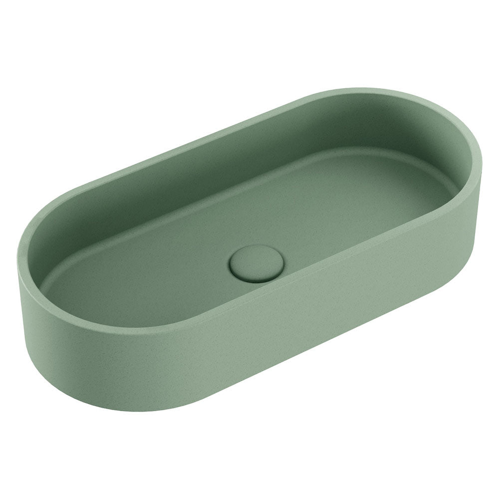 Fienza Jada Pill Concrete Above Counter Sage