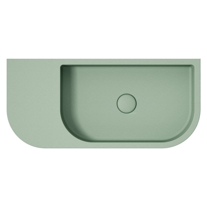 Fienza Blanca Concrete Wall Basin Sage