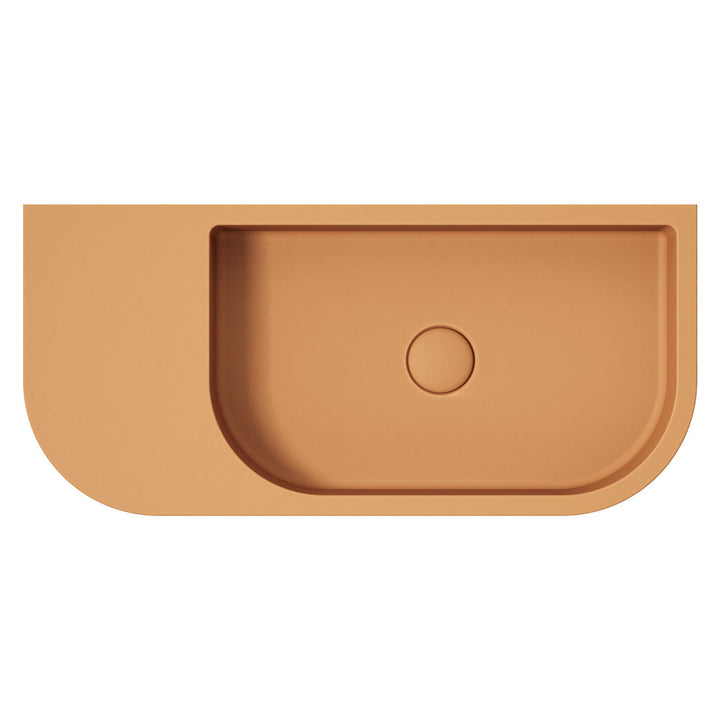 Fienza Blanca Concrete Wall Basin Tuscan