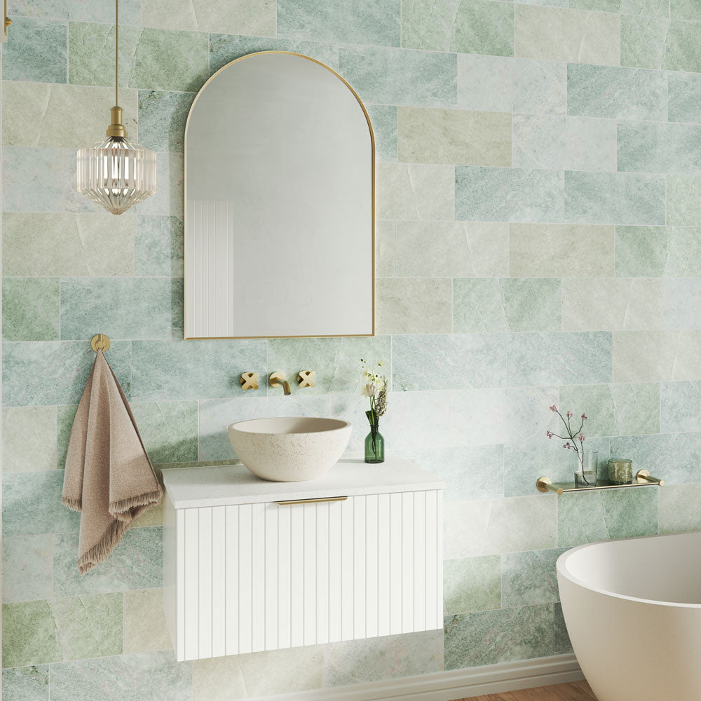 Fienza Alba Round Concrete Above Counter Basin Warm White