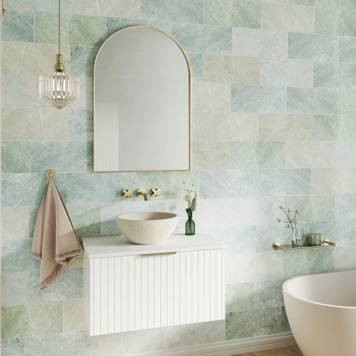 Fienza Alba Round Concrete Above Counter Basin Warm White