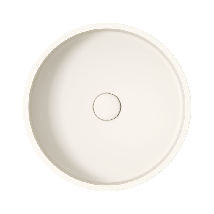 Fienza Jada Round Concrete Above Counter Basin Warm White
