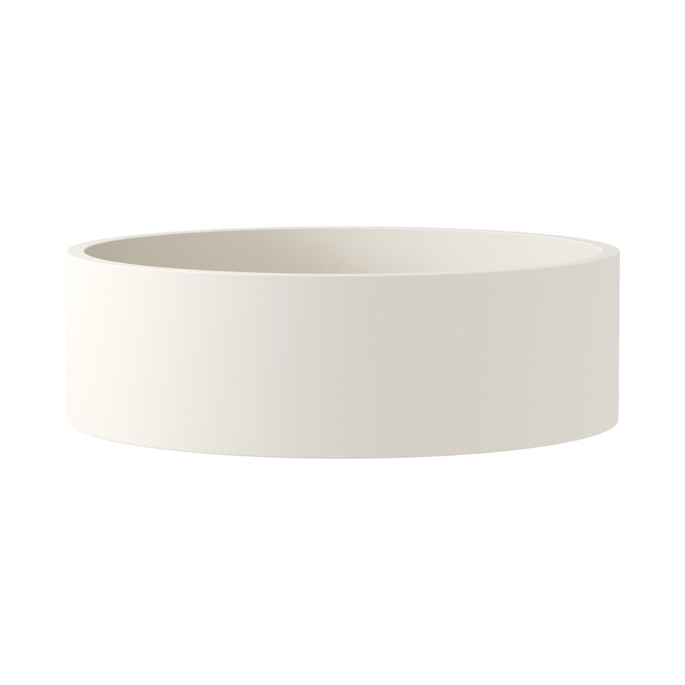 Fienza Jada Round Concrete Above Counter Basin Warm White