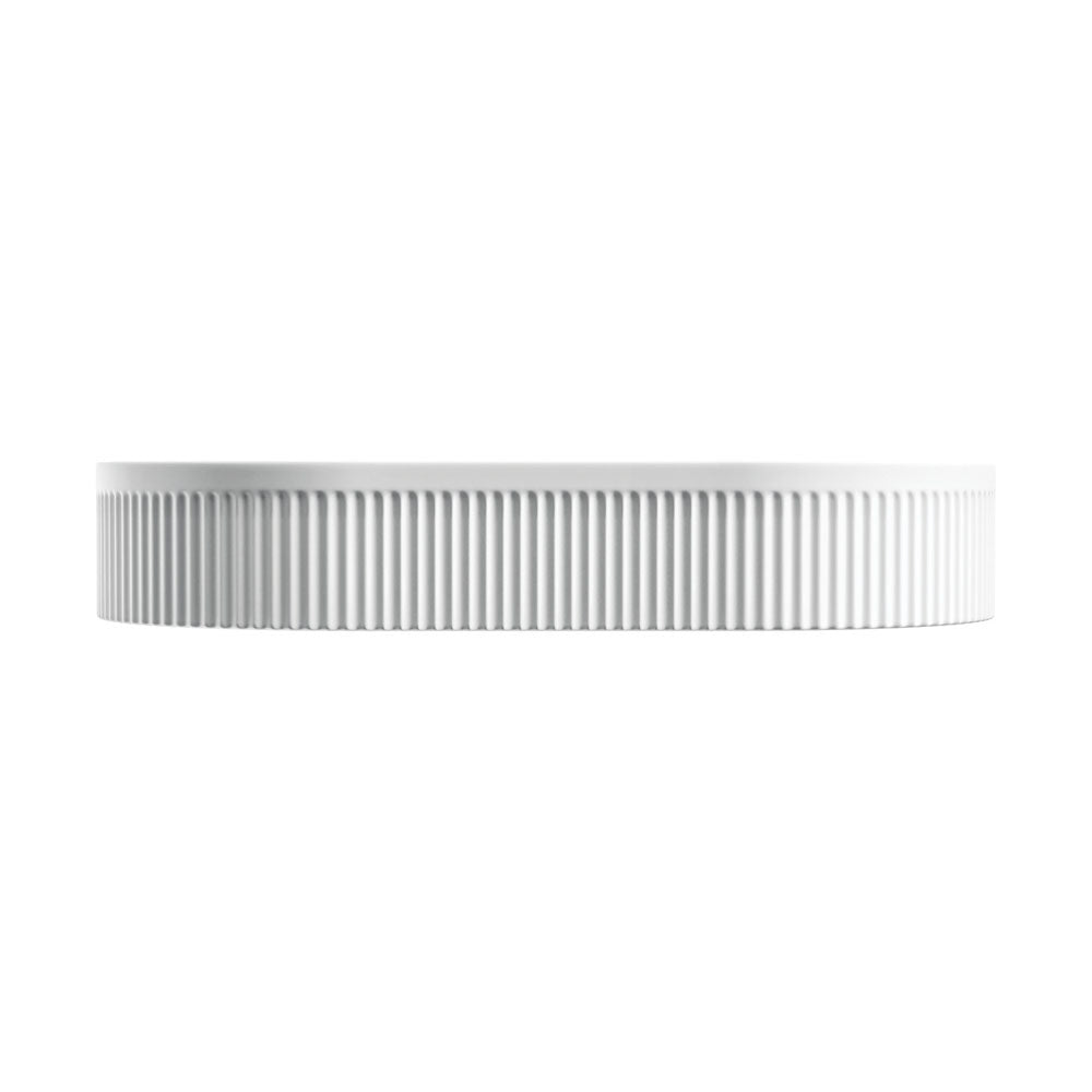 Fienza Eleanor Oval Above Counter Fluted Basin Matte White