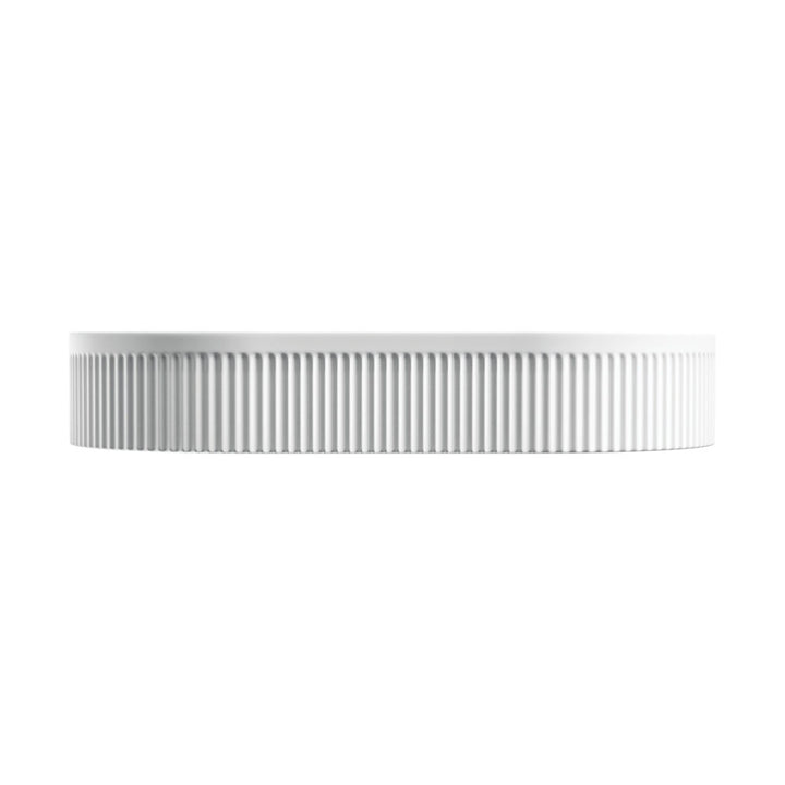 Fienza Eleanor Oval Above Counter Fluted Basin Matte White
