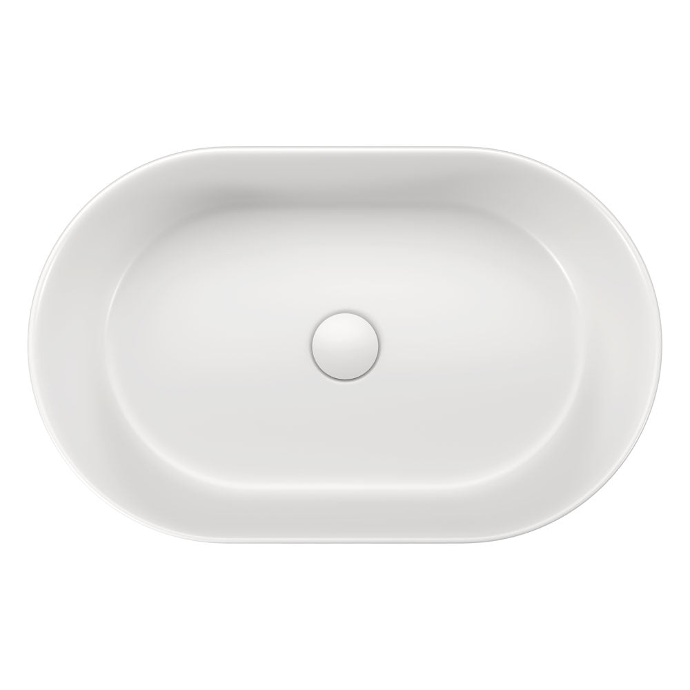 Fienza Aluca Pill Above Counter Basin, Matte White