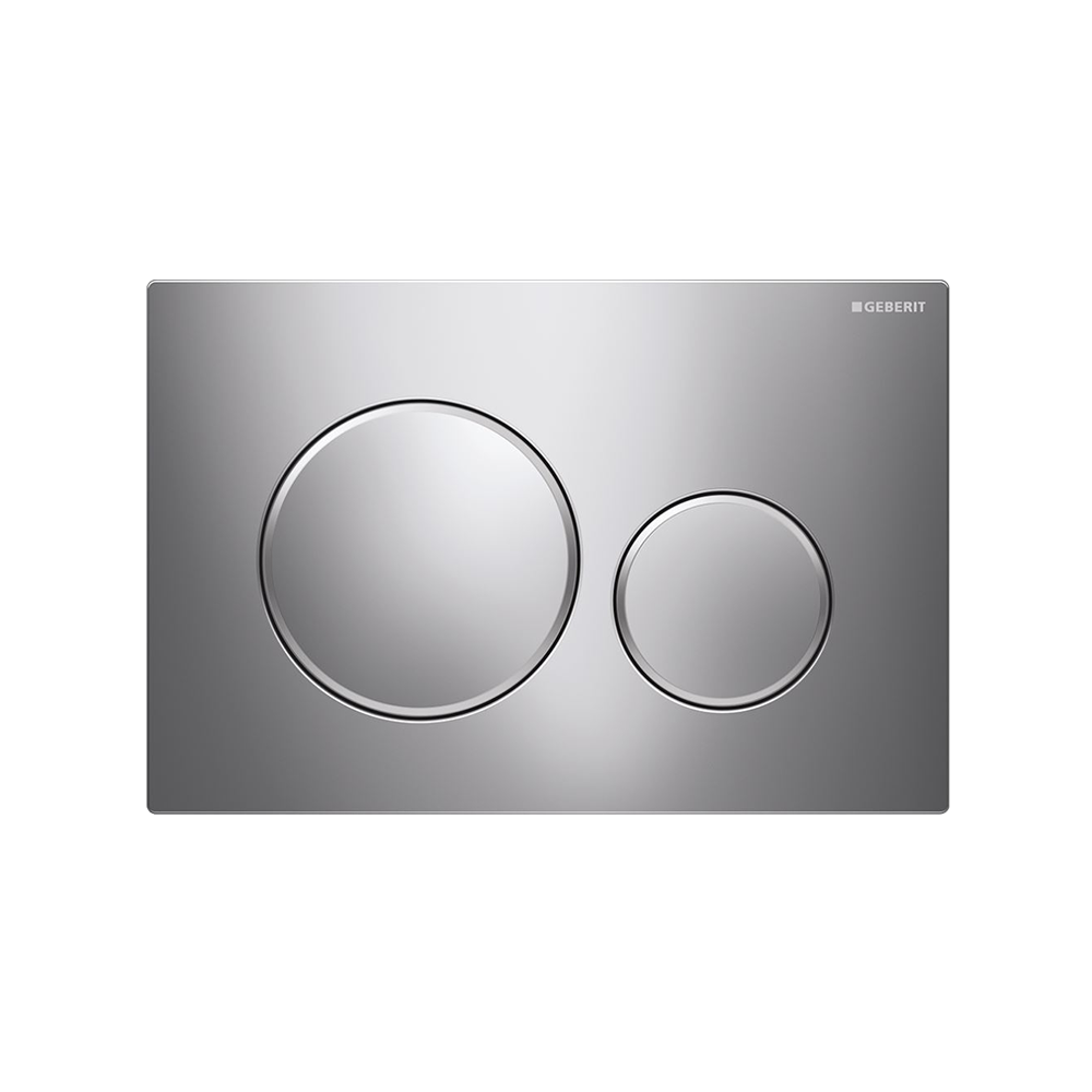 Geberit Concealed Cistern Flush Plate with Round Buttons