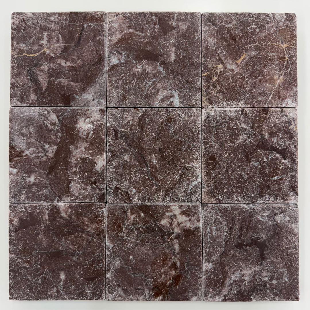 Regal Purple Natural Stone Tumbled 100x100mm