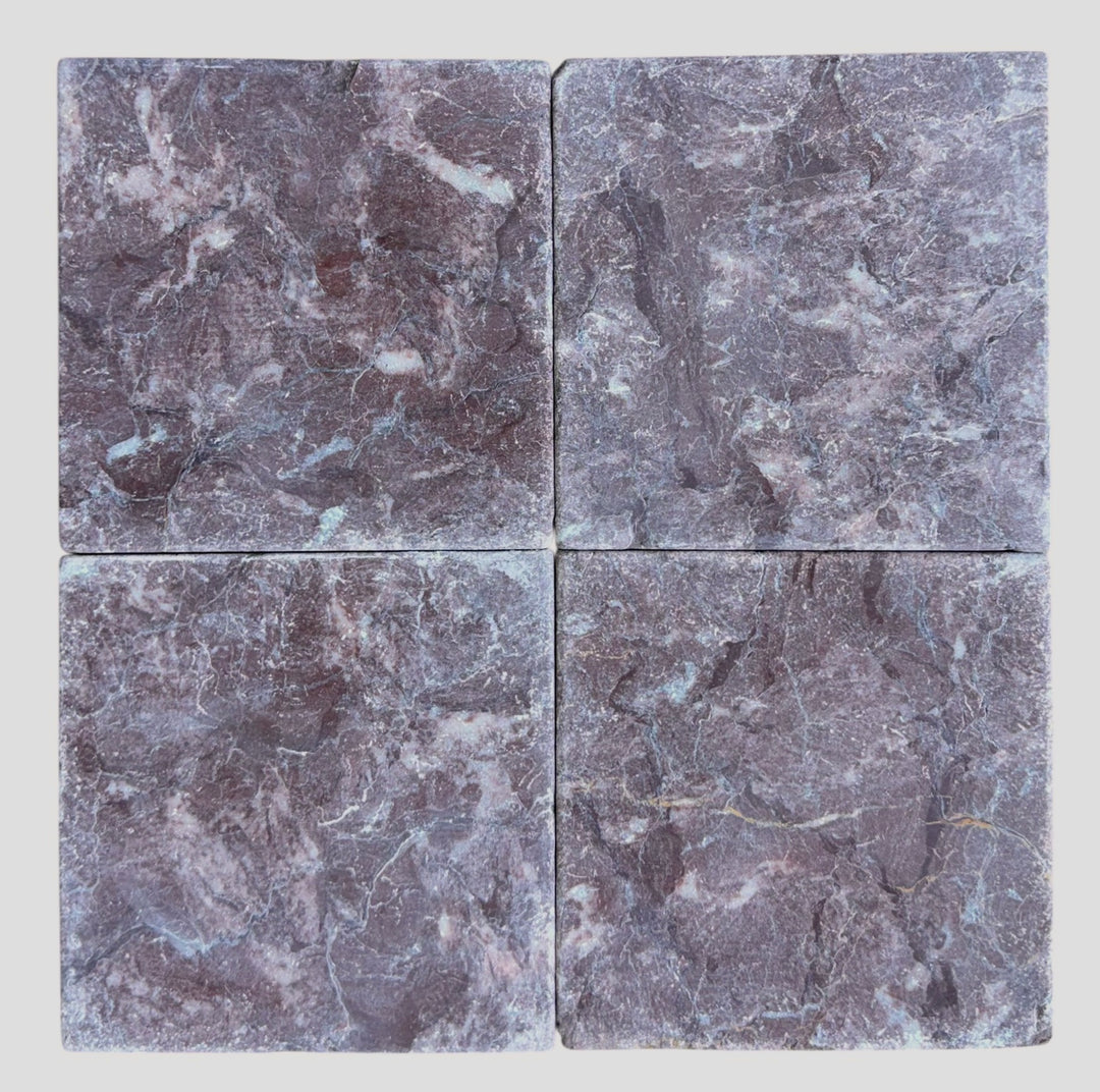 Regal Purple Natural Stone Tumbled 150x150mm
