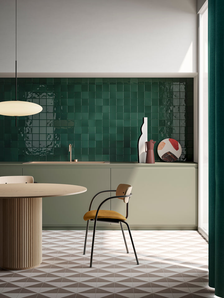 Retromix Series Glazed Porcelain 100x100mm