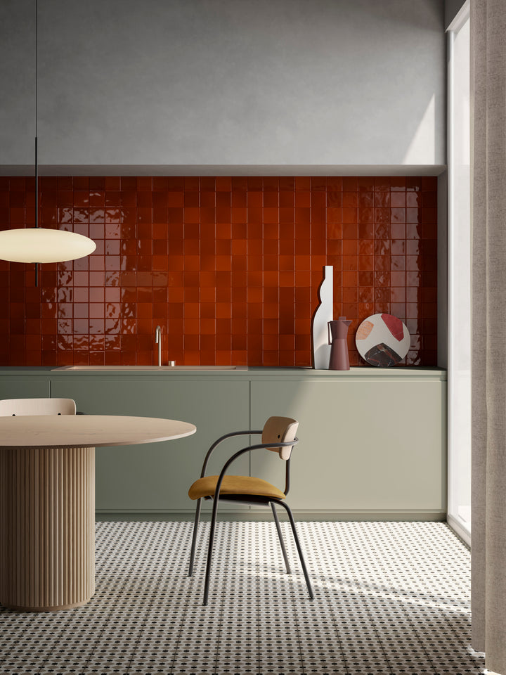Retromix Series Glazed Porcelain 100x100mm