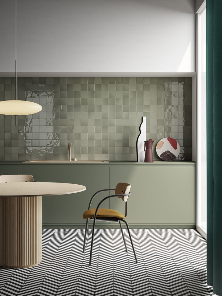 Retromix Series Glazed Porcelain 100x100mm