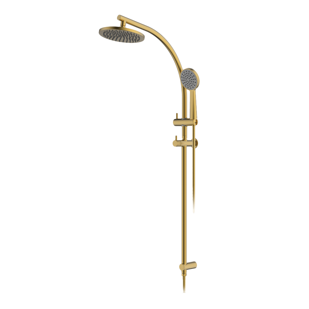 Abey Gareth Ashton Twin Curve Rail and Hand Shower Ensemble