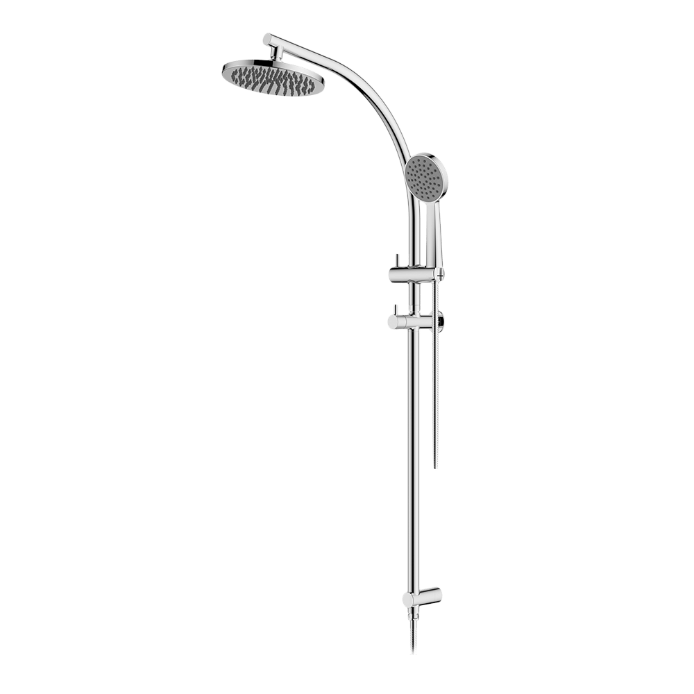 Abey Gareth Ashton Twin Curve Rail and Hand Shower Ensemble