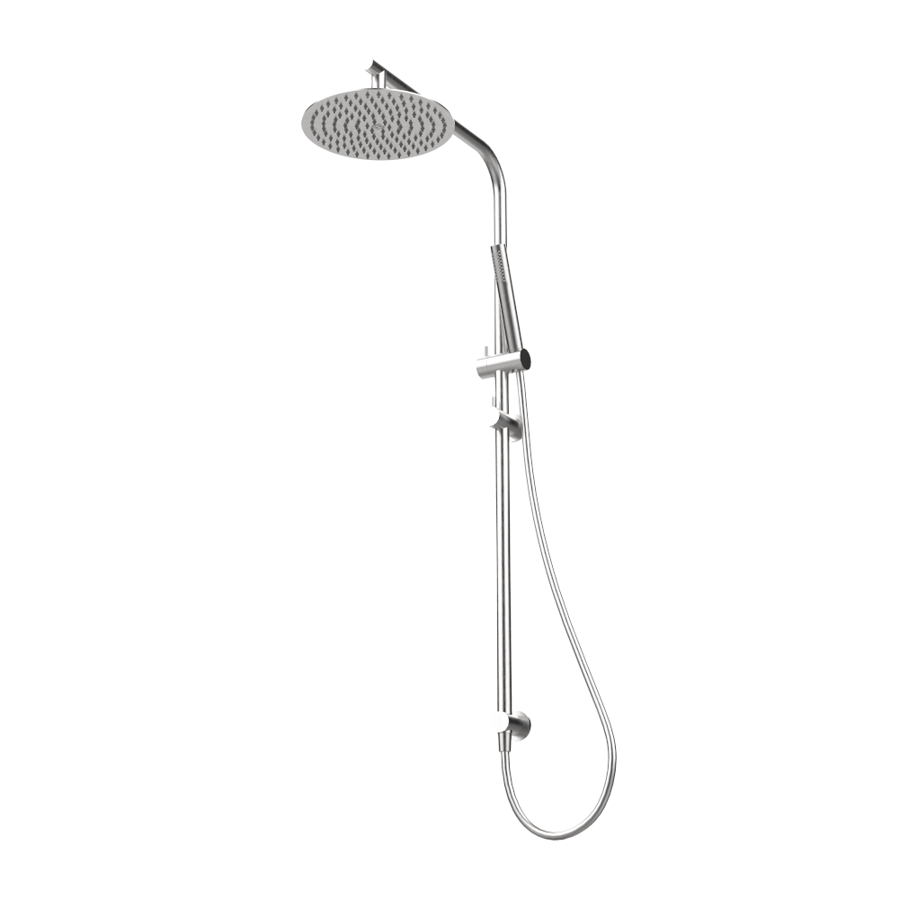 Abey Gareth Ashton 316 Marine Grade Stainless Steel Twin Round Showerhead (250mm) &amp; Handshower