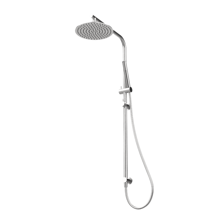 Abey Gareth Ashton 316 Marine Grade Stainless Steel Twin Round Showerhead (250mm) &amp; Handshower