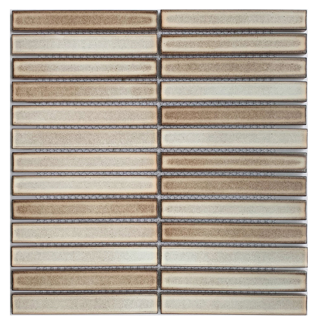 Raku Gloss/Matte Finger Mosaics